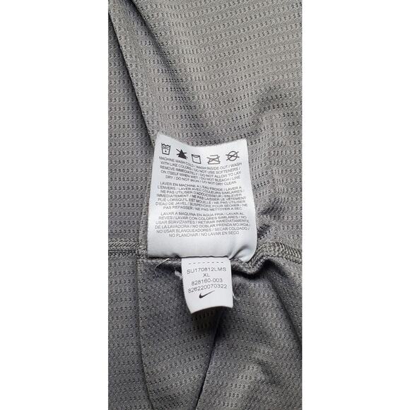 Nike Shirt Mens Sz XL Gray Fitted Hypercool Pro Dri FIT Gym Workout Tank Top C14 - Picture 5 of 9